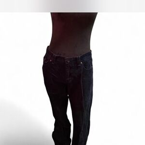 Old Navy Black Straight Leg Jeans Sleek Modern Cut